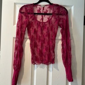 Free People lace top